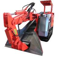 Tunnel excavator for Ore,crawler track/wheel mucking loader with hammer