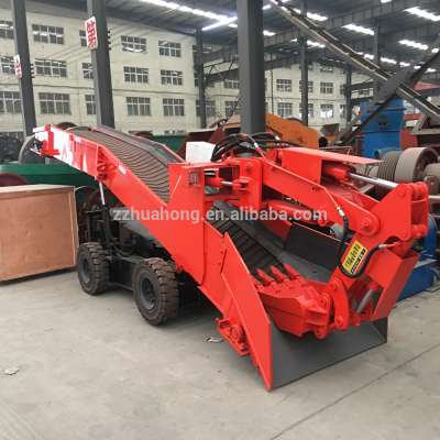 Mucking loader for underground small mining tunnel,digging machine slag car