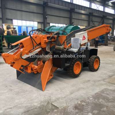 Hydraulic mucking machine for underground mining,mine mini mucking rock loader,tunnel excavator with CE certification